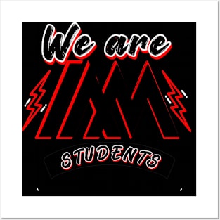 IAM Students Logo - White Posters and Art